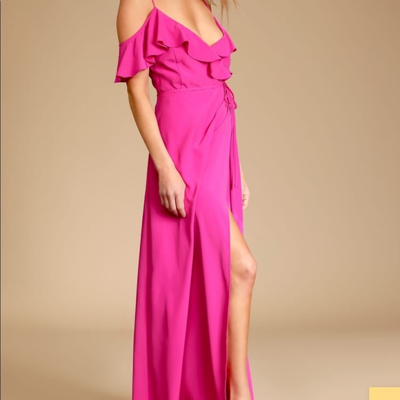 Beautiful maxi Lulu’s dress, never worn size medium - Picture 3 of 3